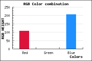 rgb background color #6C00CE mixer