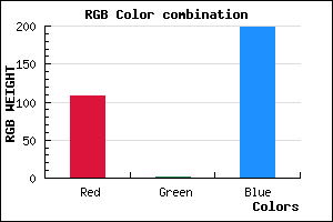 rgb background color #6C01C7 mixer