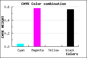 #6C2F70 color CMYK mixer