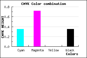 #6C2FA6 color CMYK mixer