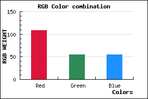 rgb background color #6C3737 mixer