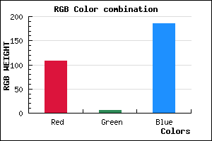 rgb background color #6C06BA mixer