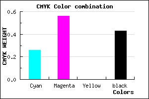 #6C4092 color CMYK mixer