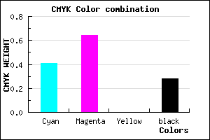 #6C41B7 color CMYK mixer