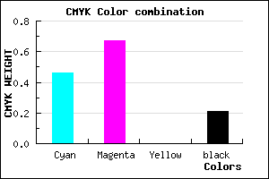 #6C43C9 color CMYK mixer