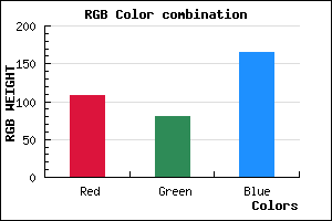 rgb background color #6C51A5 mixer