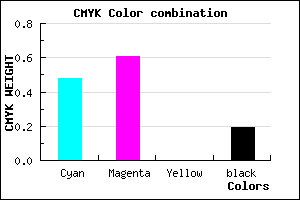 #6C51CF color CMYK mixer