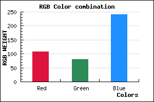 rgb background color #6C51F0 mixer