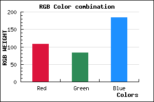 rgb background color #6C53B8 mixer