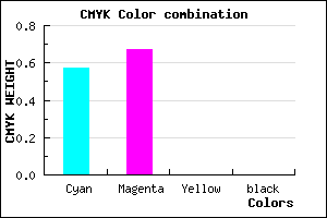 #6C53FE color CMYK mixer
