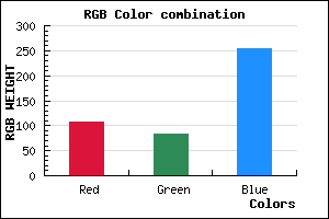 rgb background color #6C53FE mixer