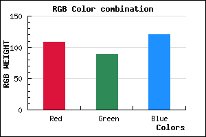 rgb background color #6C5978 mixer