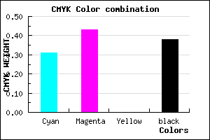 #6C599D color CMYK mixer