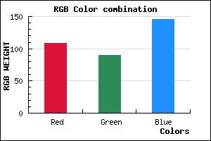 rgb background color #6C5A92 mixer
