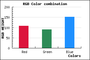 rgb background color #6C5A98 mixer