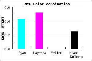 #6C5CBE color CMYK mixer