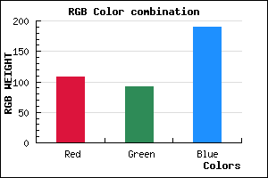 rgb background color #6C5CBE mixer