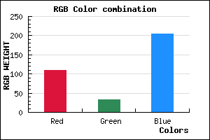 rgb background color #6D21CD mixer