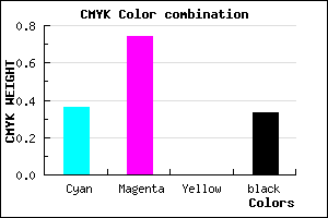 #6D2CAA color CMYK mixer