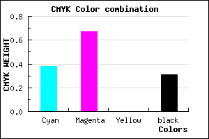 #6D3AB0 color CMYK mixer