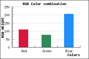 rgb background color #6D4CCF mixer
