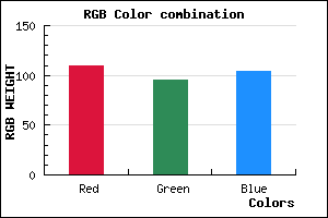 rgb background color #6D5F68 mixer