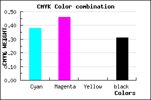 #6D5FAF color CMYK mixer