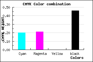 #6E6C89 color CMYK mixer