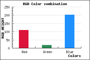 rgb background color #6E12CB mixer
