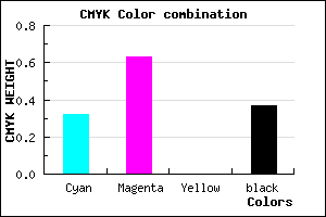 #6E3BA1 color CMYK mixer