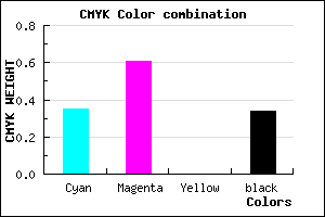 #6E42A8 color CMYK mixer