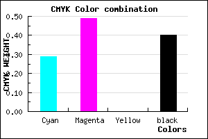 #6E4E9A color CMYK mixer