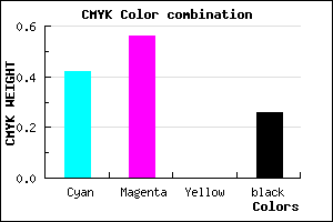 #6E53BD color CMYK mixer