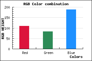 rgb background color #6E53BD mixer