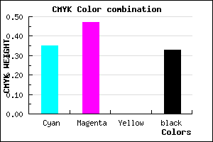#6E5AAA color CMYK mixer