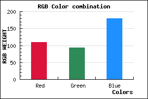 rgb background color #6E5EB4 mixer