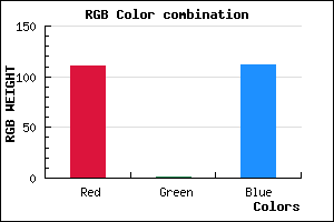rgb background color #6F0170 mixer