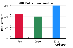 rgb background color #6F6496 mixer