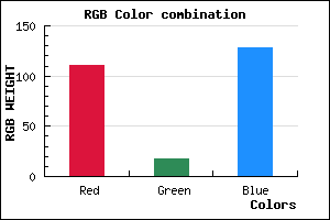 rgb background color #6F1280 mixer