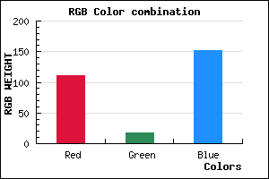 rgb background color #6F1298 mixer