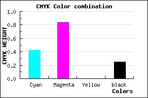 #6F1EBE color CMYK mixer