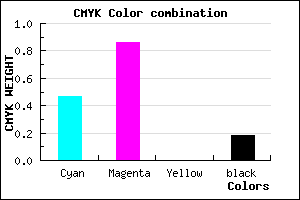 #6F1ED1 color CMYK mixer