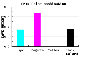 #6F35A7 color CMYK mixer