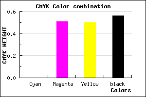 #6F3637 color CMYK mixer
