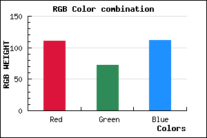 rgb background color #6F4870 mixer