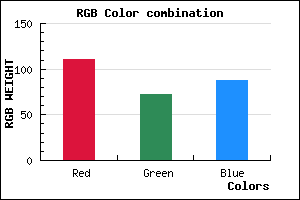 rgb background color #6F4858 mixer