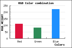 rgb background color #6F53DF mixer