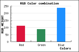 rgb background color #6F57EE mixer