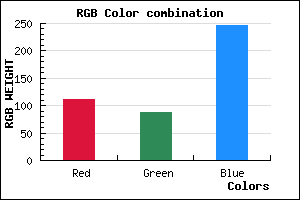 rgb background color #6F57F7 mixer