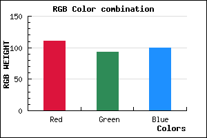 rgb background color #6F5D64 mixer